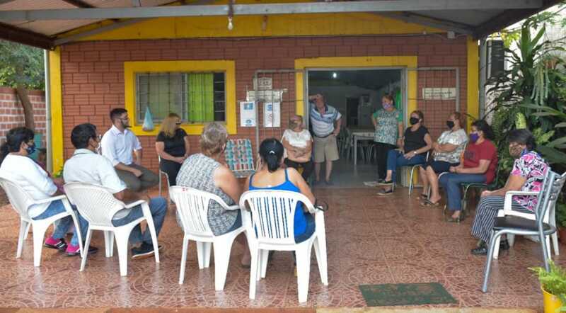 Posadas: Souza visitó el Centro de Jubilados San Gerardo 3 de zouza