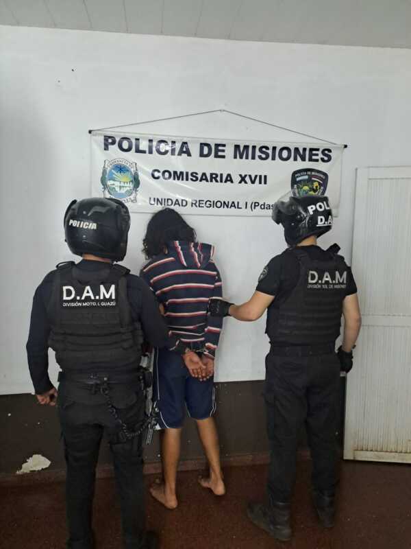 Cinco detenidos en Misiones por disturbios, robos y daños 1 detenidos 3 2