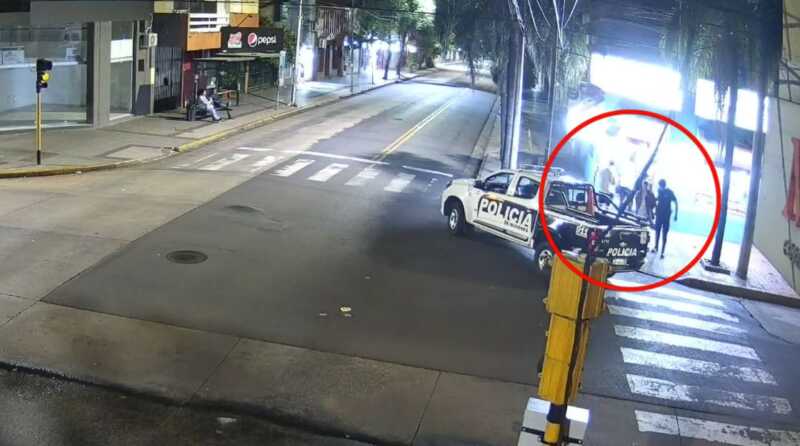 Posadas: fue detenido tras forzar las puertas de negocios y autos 2 detenidos en posadas 5