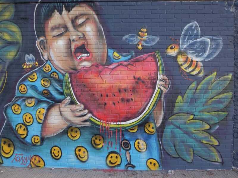 La Ruta de Murales dejó su huella en Posadas 1 dibujo2