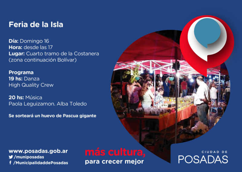 flyer Feria de la isla