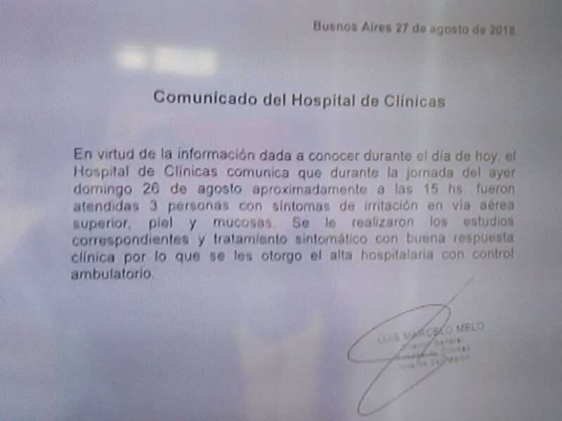 Confirman que, tras allanamientos, fueron atendidas tres personas afectadas por sustancias "tóxicas" 1 img subida 0827135502