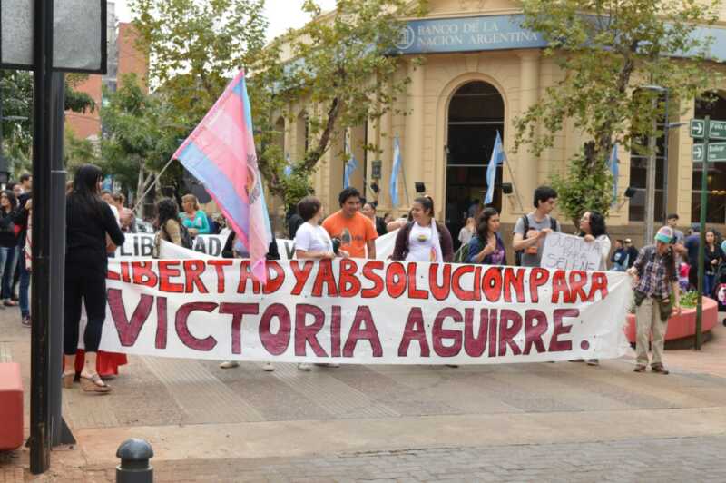 libertad a Victoria Aguirre