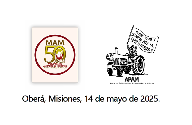 El MAM y la APAM repudian declaraciones del presidente de la Cámara de Molineros de Yerba Mate 1 mam apam