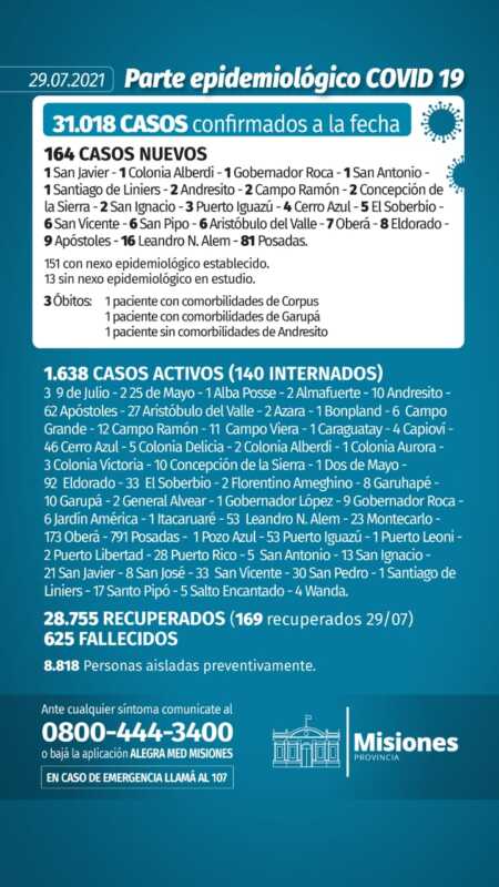 parte 29 de julio