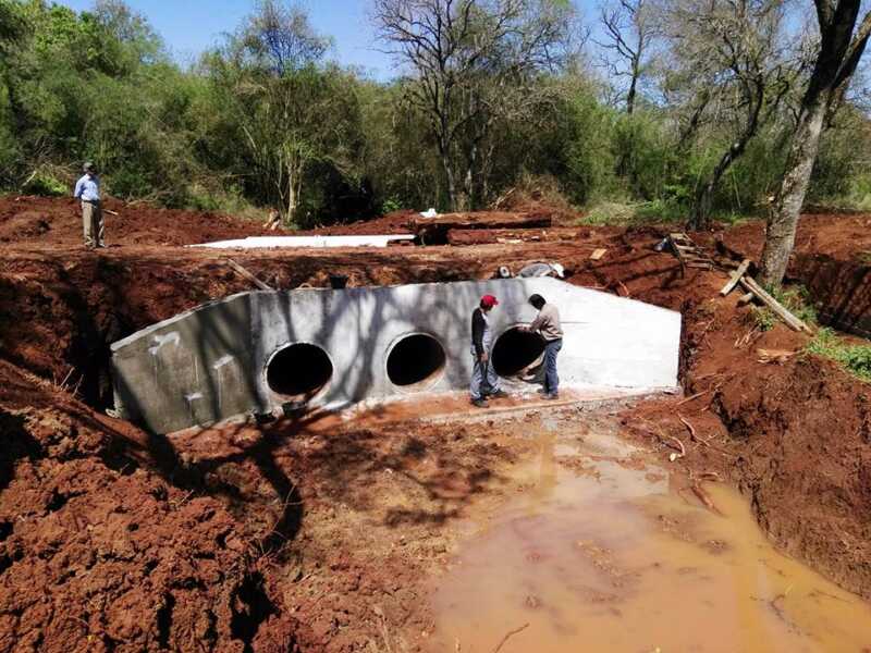 Construyen puentes en Eldorado 2 puente RP 226 VI