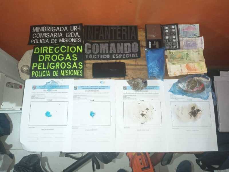 Cayó “Tizi”: allanamientos en la Chacra 190 terminaron con un detenido, armas, drogas y objetos robados recuperados 2 tizi dentenido 1