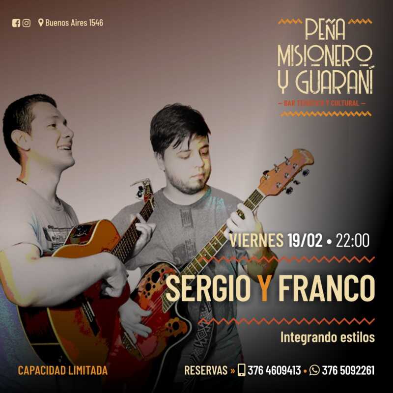Viernes de canto y guitarras y sábado a puro folklore en Misionero y Guaraní 1 vie 19