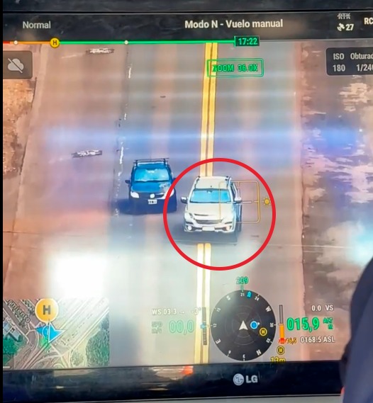Drones de la Policía detectan maniobras riesgosas en rutas nacionales 12 y 14 1 infracciones 1