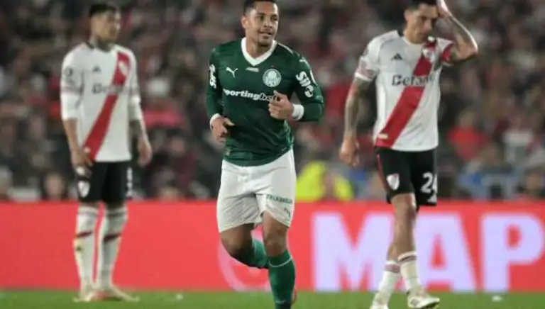River perdió con Palmeiras en la ida de los cuartos de final