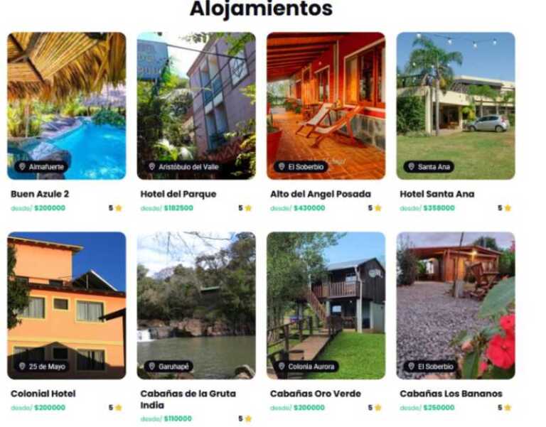 Misiones cuenta con nueva plataforma para reservas online de alojamientos turísticos