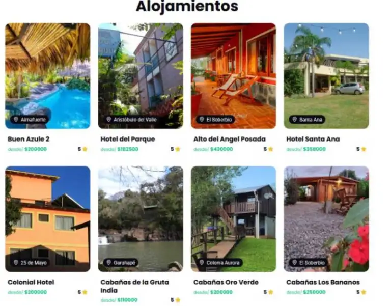 Misiones cuenta con nueva plataforma para reservas online de alojamientos turísticos