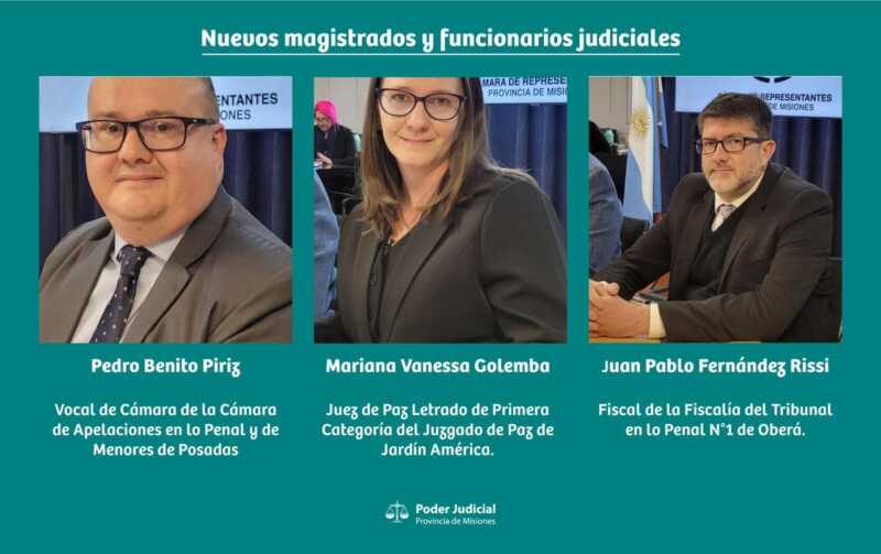 Aprueban los pliegos para cubrir cargos del Poder Judicial misionero 2 WhatsApp Image 2025 10 09 at 20.12.12