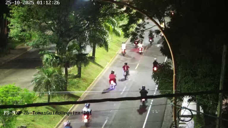 Noticias 12 Detuvieron en Posadas a 10 motociclistas por maniobras temerarias con ruidos molestos