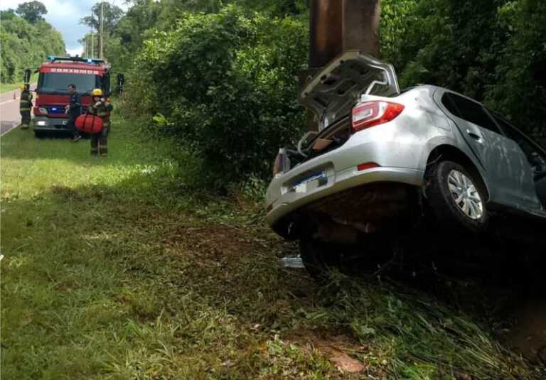 Noticias 12 Despiste fatal en Andresito: un automovilista murió sobre la Ruta Provincial 19