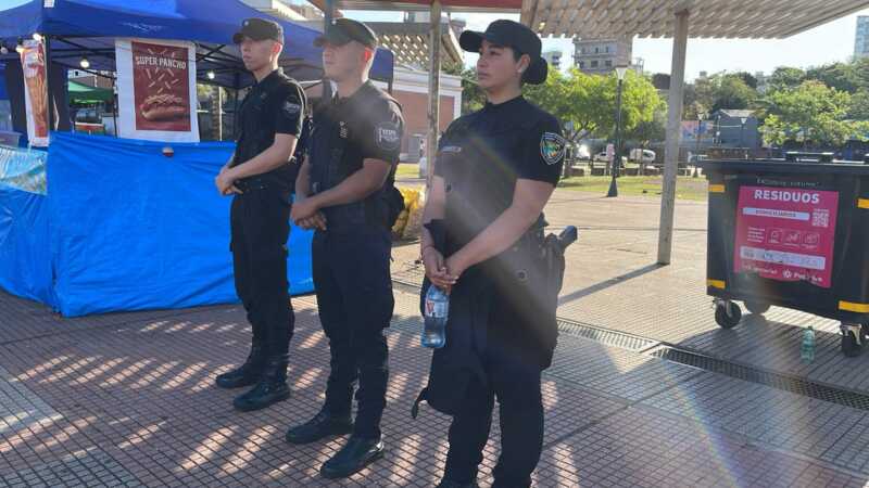 Estudiantina de Posadas: amplio operativo policial con drones y patrullas 1 operativo estudiantina 4