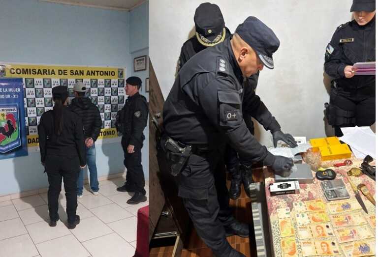 Desbarataron un narcokiosco que operaba entre Brasil y Misiones: el dealer tenía de cocaína valuada en $20 millones