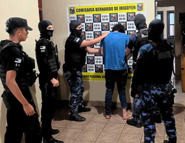 Detienen en Irigoyen a un peligroso delincuente con más de 10 causas activas en Misiones y Brasil
