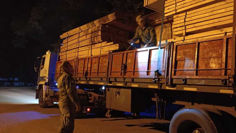 Intensifican los controles al transporte forestal en rutas de Apóstoles y San José 4 controles en rutas 4