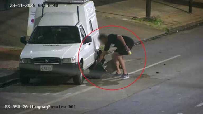 Posadas: chocó, huyó, volvió por el paragolpes de su auto y las cámaras del 911 lo delataron