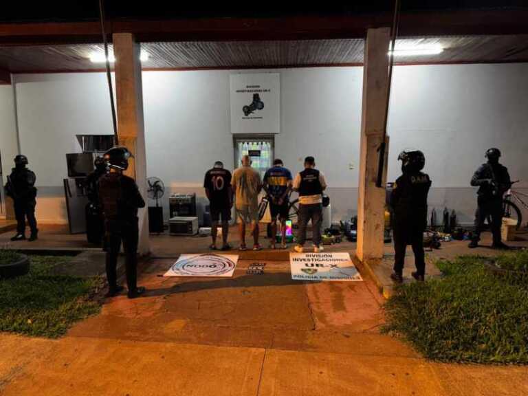 Operativo en Posadas: desbaratan red narco y recuperan más de 50 bienes robados