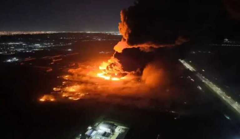 Impactante explosión en una fábrica de agroquímicos en Ezeiza