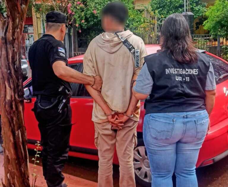 agresor detenido