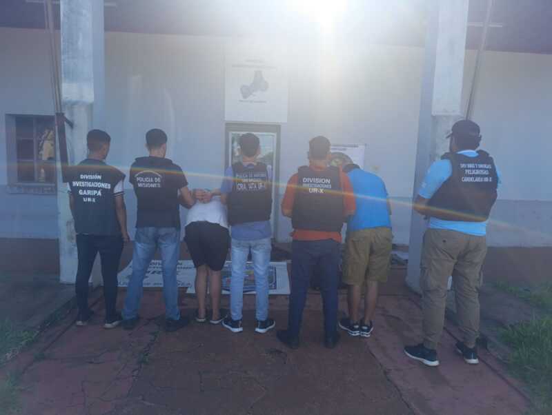 Siete allanamientos y dos detenidos por el robo armado a un aserradero en Candelaria 7 allanamientos 8