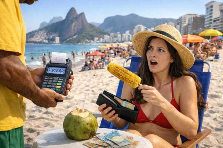 Argentina fue estafada y pagó seis millones de pesos por un choclo en una playa de Brasil