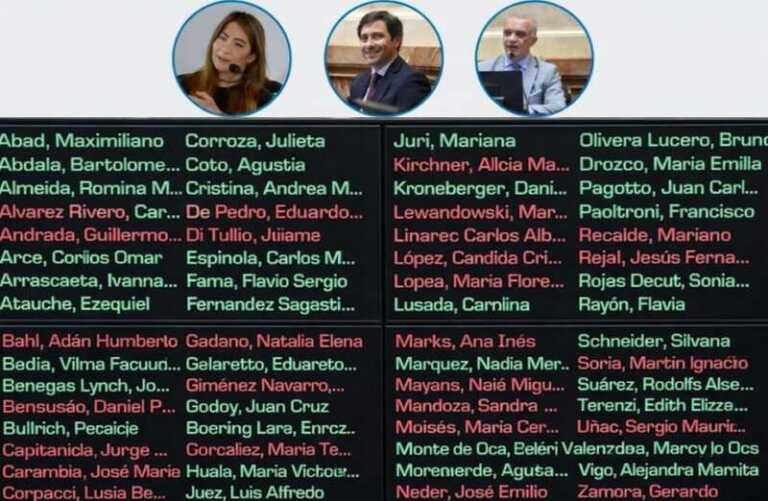 senadores voto