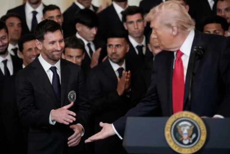 messi trump