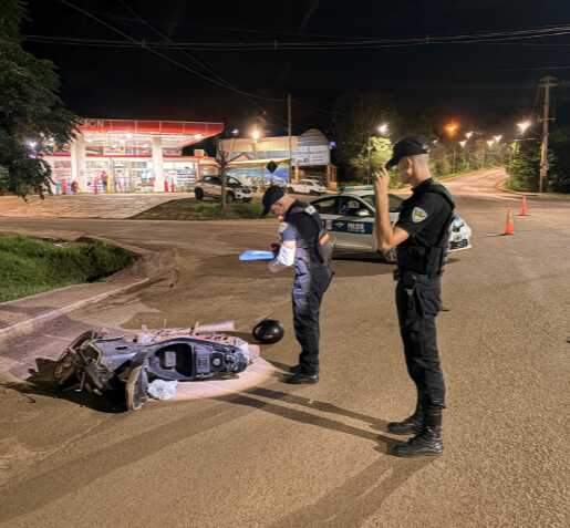 Motociclistas manejaban ebrios, despistaron y fueron detenidos en El Soberbio 2 motociclista ebrios 2