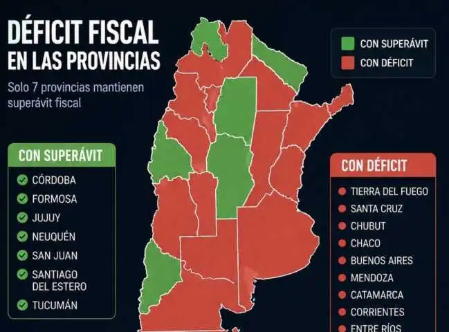 deficit en las provincias