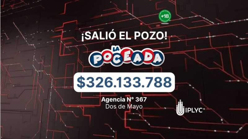 La suerte cayó en Dos de Mayo: ganó más de $326 millones con la Poceada Misionera 1 Poceada Dos de Mayo jun 2026