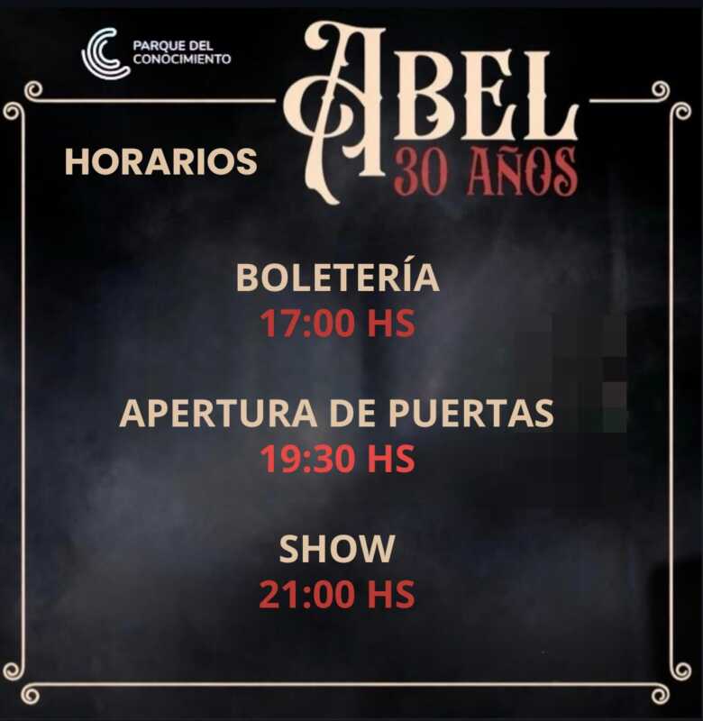 Todo lo que tenés que saber para disfrutar del show de Abel Pintos hoy sábado en Posadas 1 PLACAS ABEL 3