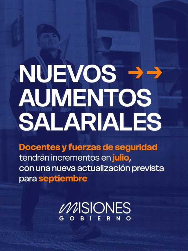 El Gobierno provincial anunció aumentos para docentes, policías y jubilados 1 WhatsApp Image 2026 07 23 at 15.04.54