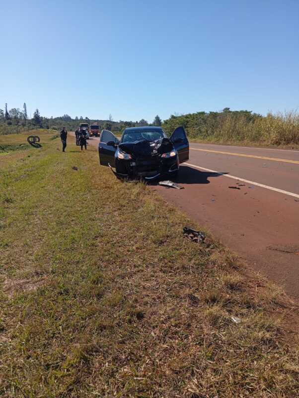 Un motociclista murió tras un choque frontal sobre la Ruta Nacional 14 en Campo Viera 1 choque frontal 2