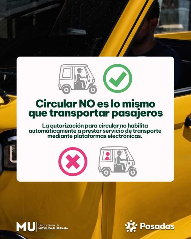La polémica por los triciclos cabinados en Posadas: pueden circular, pero aún no tienen vía libre para transportar pasajeros 1 WhatsApp Image 2026 08 13 at 11.33.47