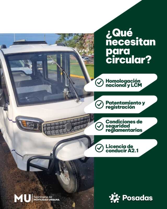 La polémica por los triciclos cabinados en Posadas: pueden circular, pero aún no tienen vía libre para transportar pasajeros 2 WhatsApp Image 2026 08 13 at 11.33.48