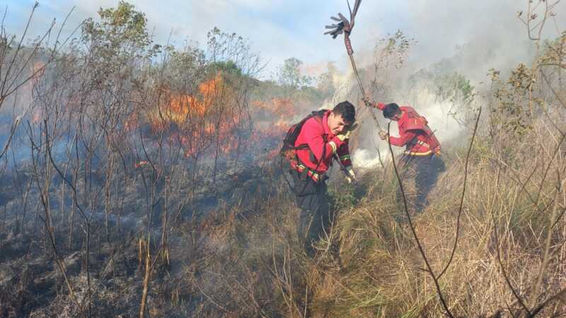 Bomberos extinguieron el incendio en Campo San Juan tras más de 17 horas de trabajo y 134 hectáreas afectadas 3 BOMBEROS 4