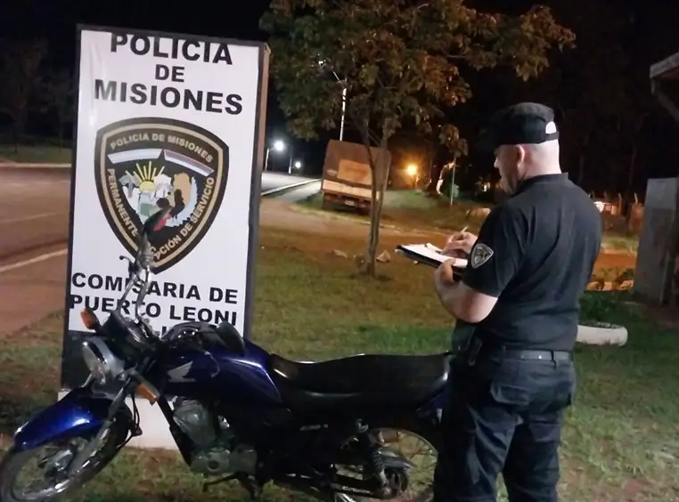 Dos motociclistas fueron demorados en Leoni y Eldorado por conducir estando ebrios 1 ebrio conductor2
