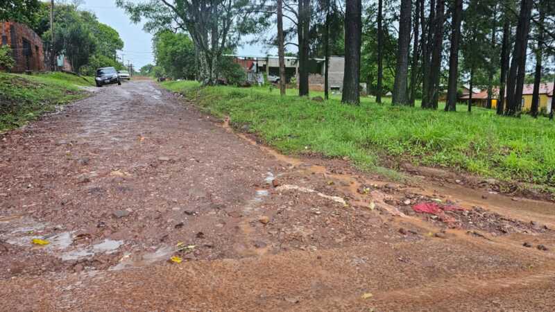 Vecinos de Villa Martos de Oberá reclaman por calles intransitables y obras que no empiezan 1 obera villa martos 4